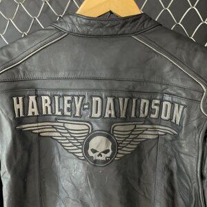 HARLEY DAVIDSON MEN'S LEATHER BIKER JACKET
